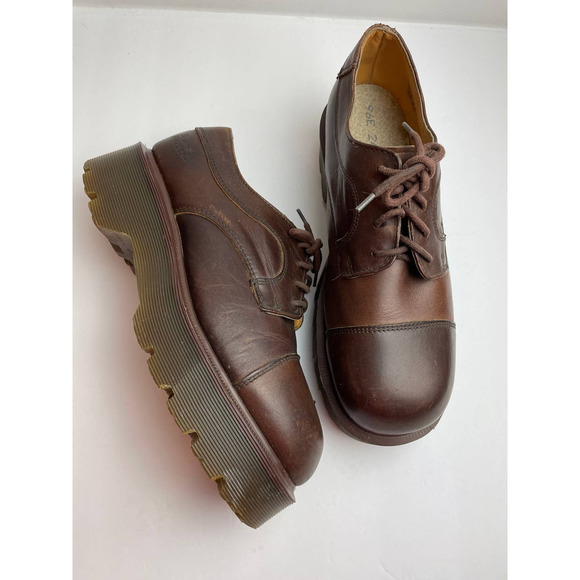 Dr Martens Airwair Brown Platform 